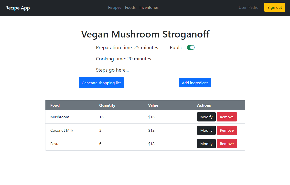 Recipe App